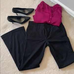 American Eagle black wide leg pants